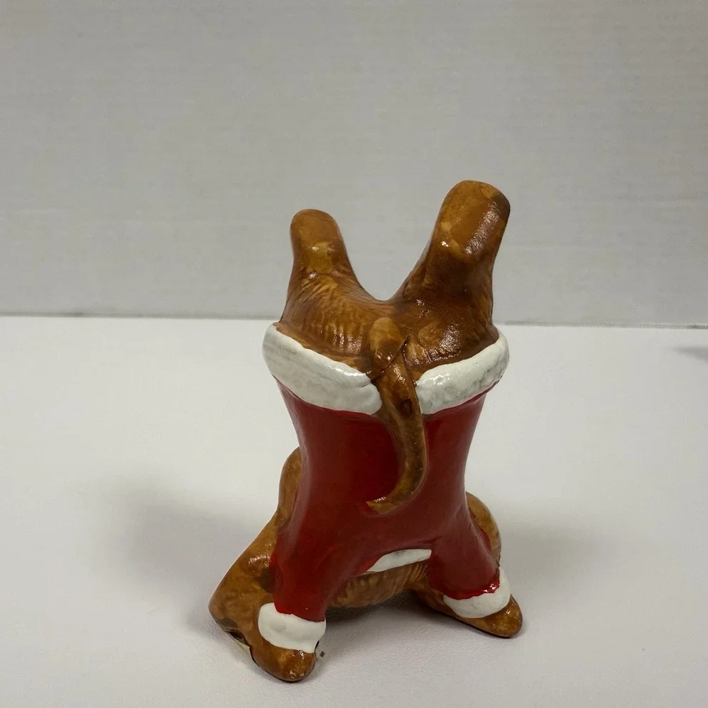 Vintage Colonial‎ Candle Christmas Mouse Whimsical Grandmacore Holiday Decor